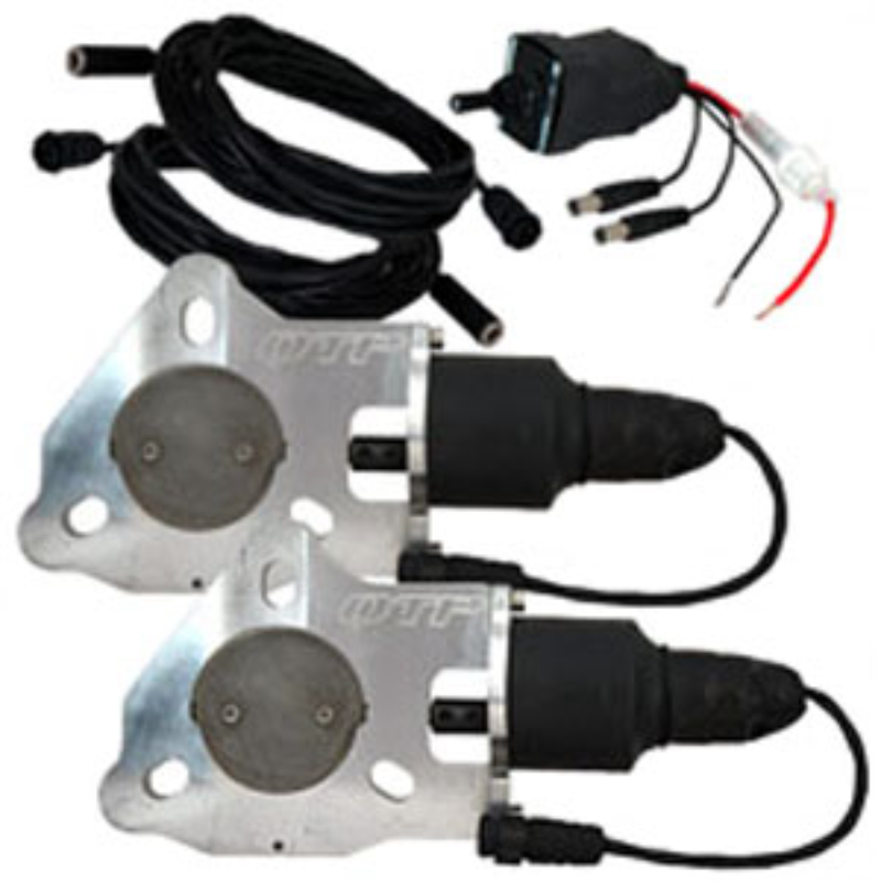 Quicktime Performance 3" Dual Electric Exhaust Cutout Kit Includes Electric Valve, Toggle Switch & Wiring