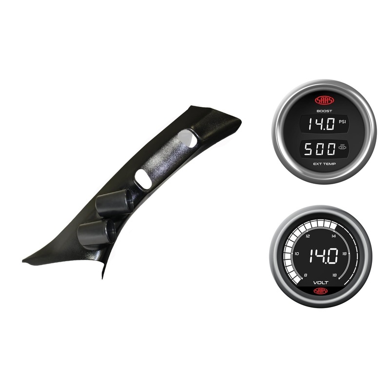 Buy SAAS pillar pod boost/pyro voltmeter gauges for Toyota Landcruiser