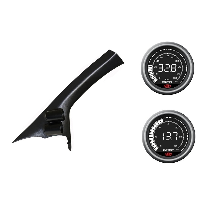 Buy SAAS pillar pod oil pressure boost gauges for Nissan Navara D40