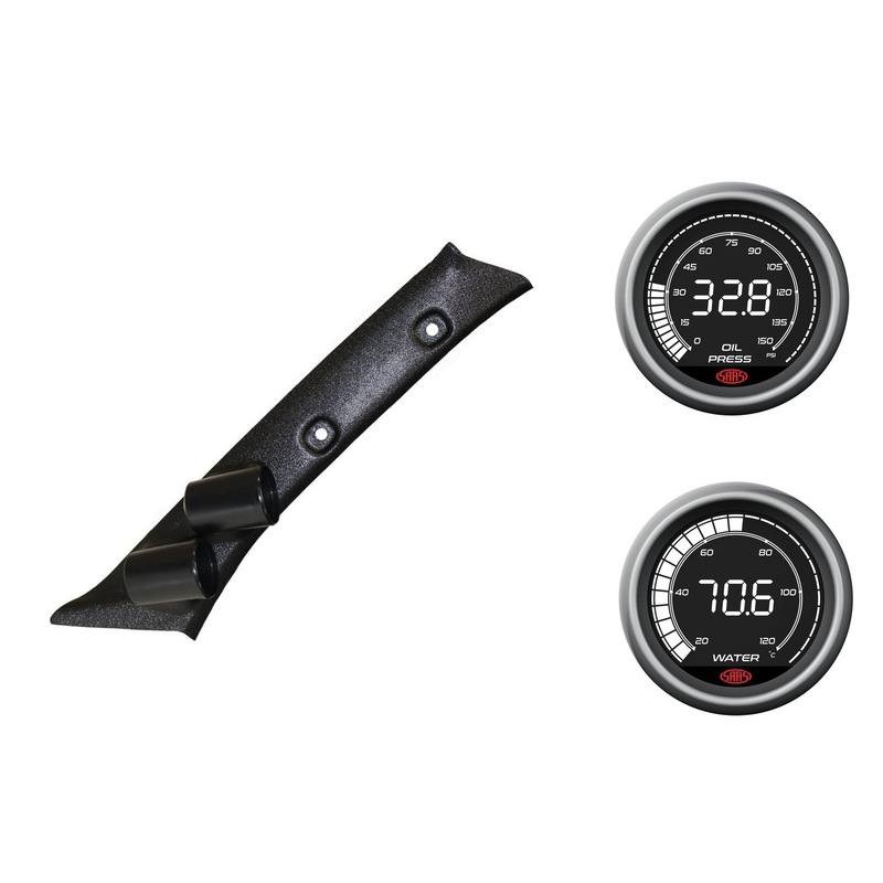Buy SAAS pillar pod oil pressure water temp gauges for Toyota Prado 90 19962002 MyDeal