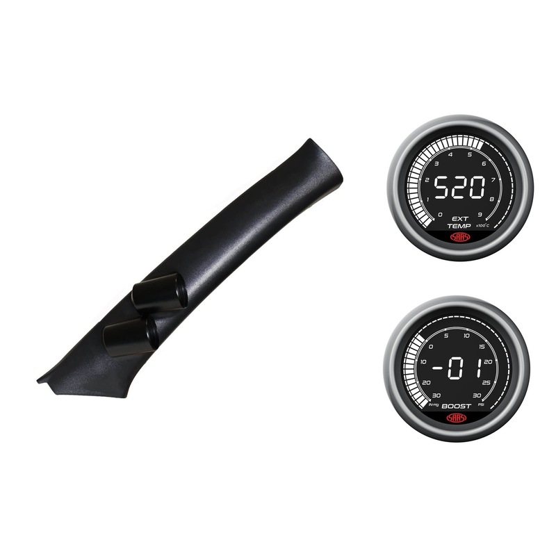 Buy SAAS pillar pod pyro boost/vacuum gauges for Mitsubishi Triton MN