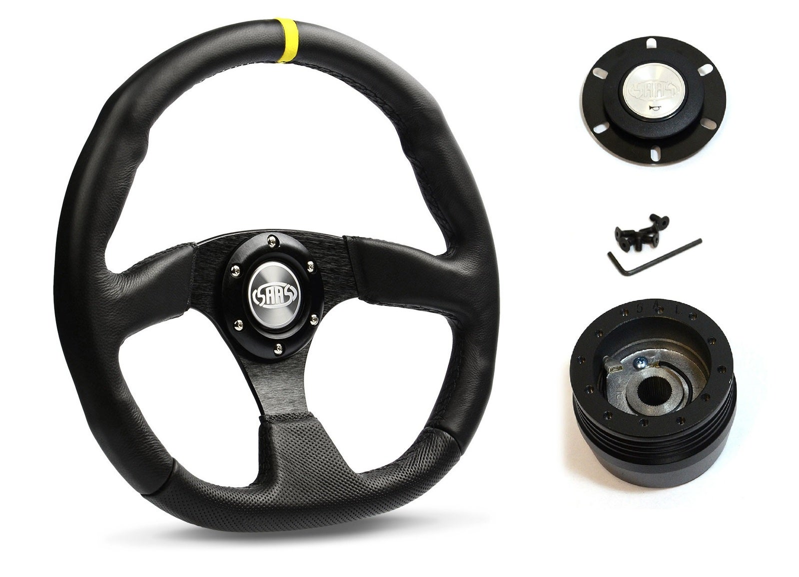 SAAS Steering Wheel D1-SWB-F2 & boss for Ford F100 F200 1973-1982