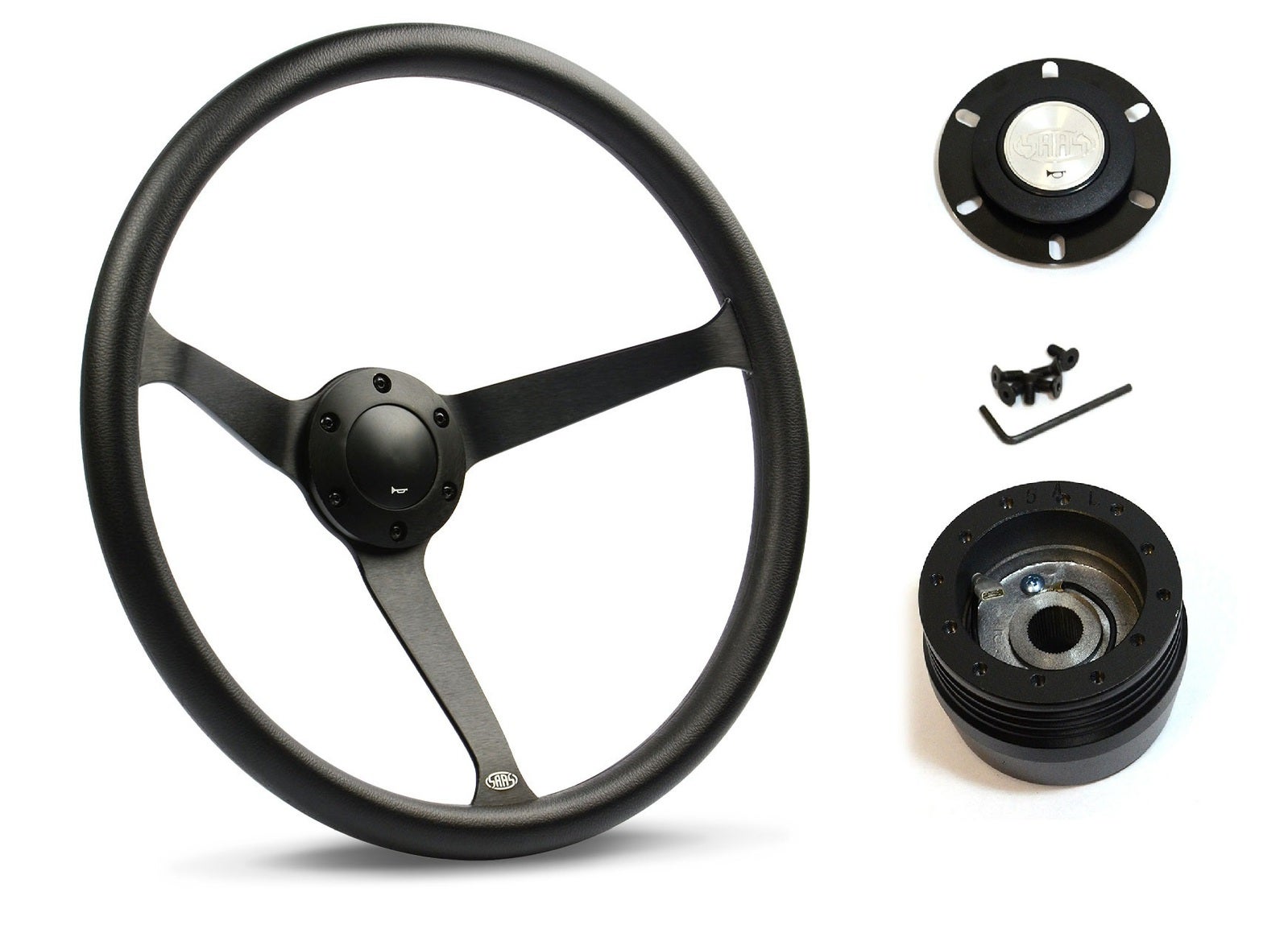 SAAS Steering Wheel SW25912 & boss for Toyota Hilux Up To 1980