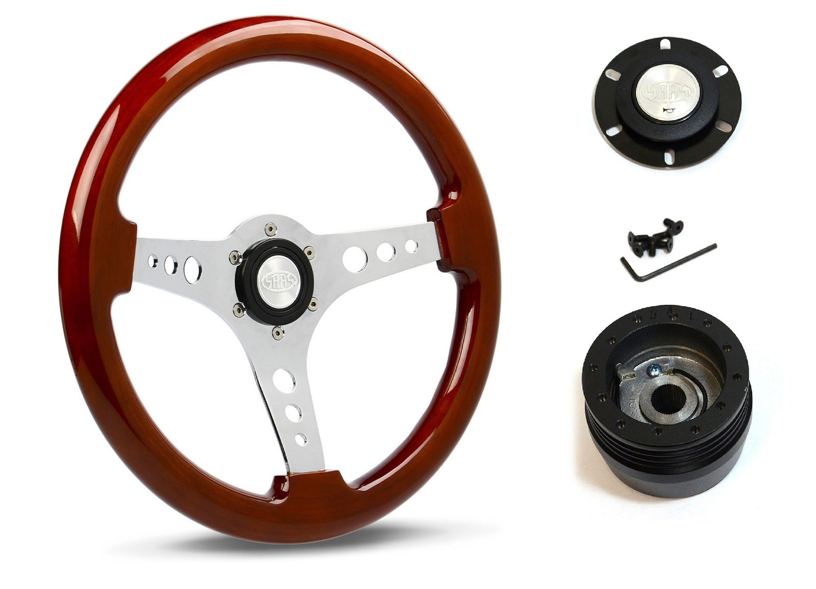 SAAS Steering Wheel SW506CW & boss for Ford Falcon XW 1969 -1970