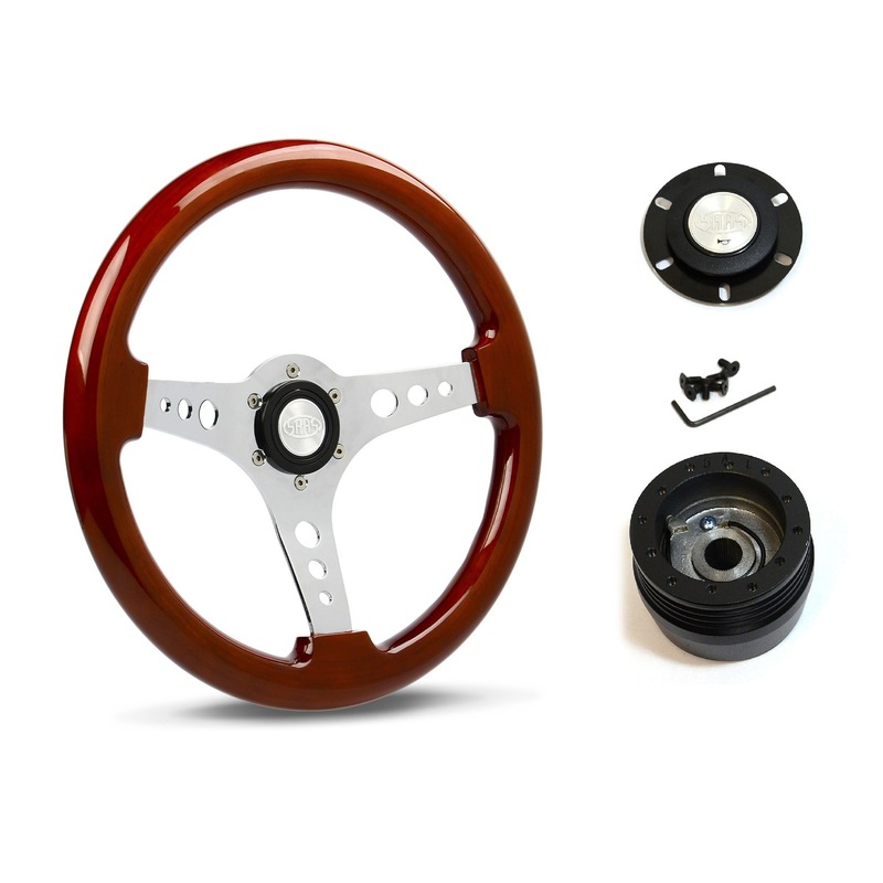 Buy SAAS Steering Wheel SW506CW & boss for Mazda RX2 RX3 RX4 RX5 1970
