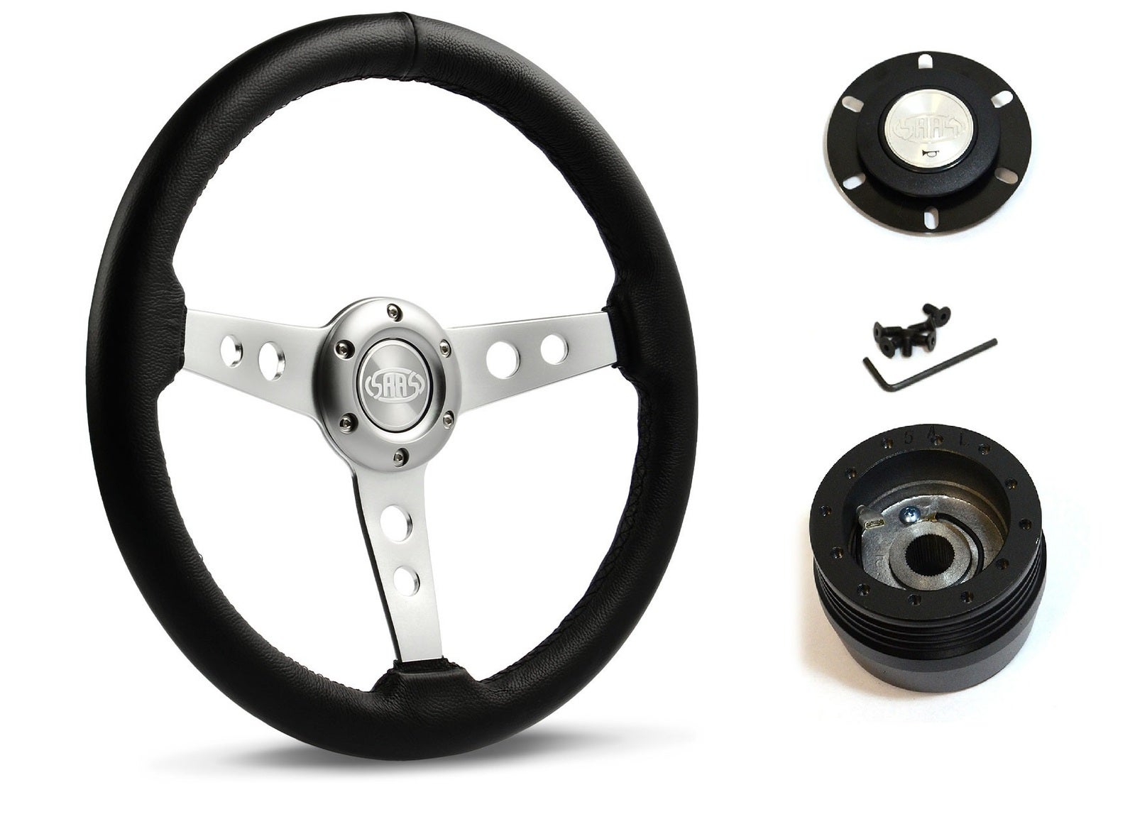 SAAS Steering Wheel SW616OSP-R & boss for Ford Falcon XK XL 1960-1964