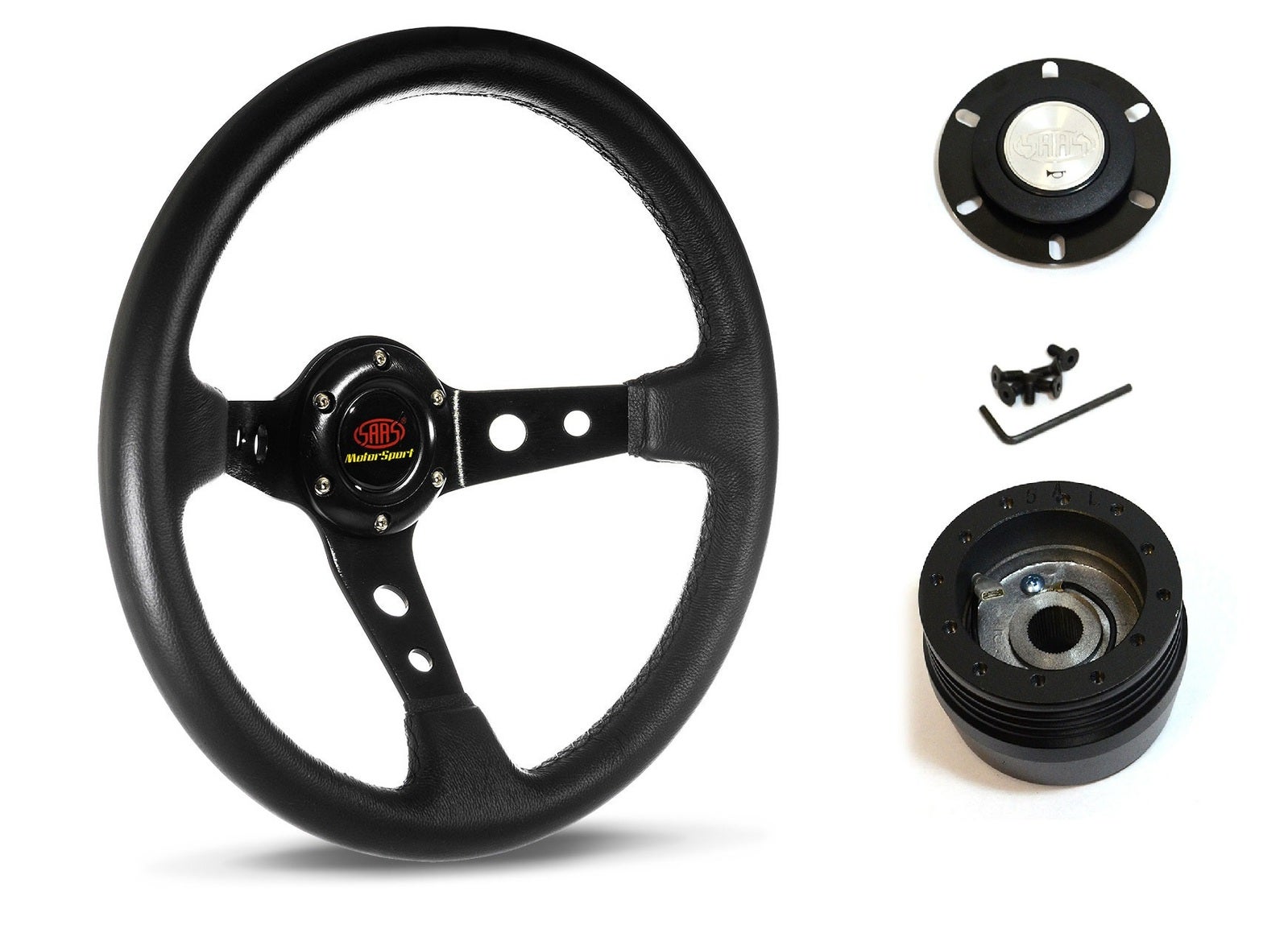 SAAS Steering Wheel SWGT3 & boss for Leyland Mini DELUX Mini K Mini S