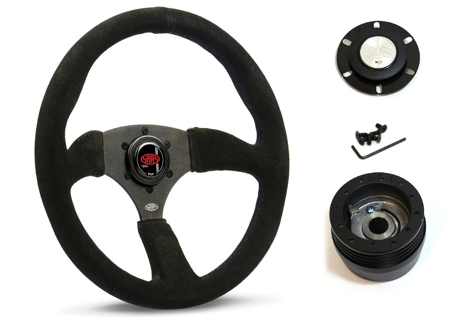 SAAS Steering Wheel SWMS1 & boss for Leyland Mini 850 Cooper S Deluxe