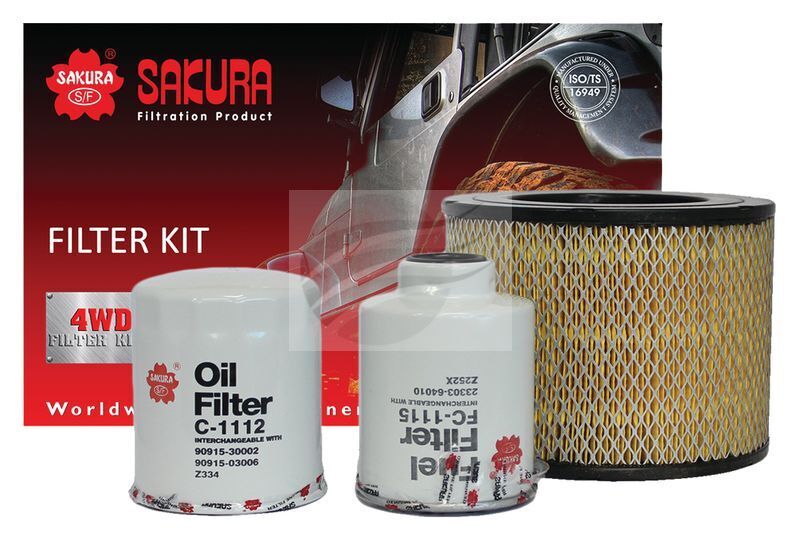 Sakura Fuel Filter For Toyota Hilux 2.7L (1997-2005) - 3RZ-FE Engine - Direct Fit Replacement