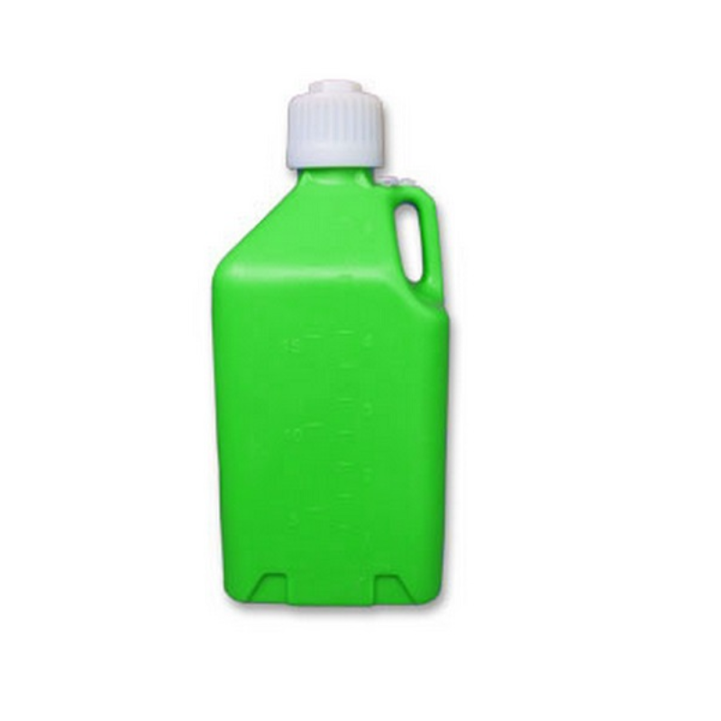 Scribner 5 Gallon (18.9L) Square Utility Jug Glow Green 9.5" x 9.5" x 21"
