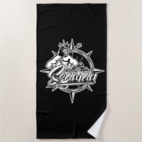 Seaman Marine Sand-Free Beach Towel 800mm x 1600mm Microfibre Quick Dry Travel