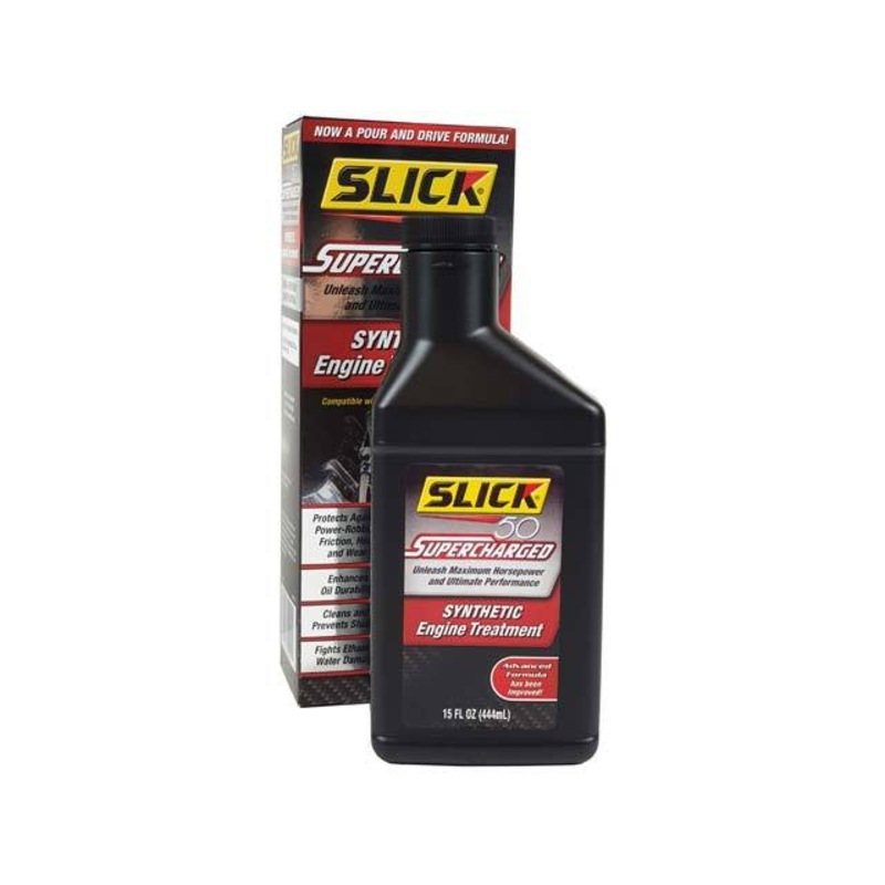 Buy Slick 50 Supercharged Synthetic Engine Oil Treatment Additive 444ml ...