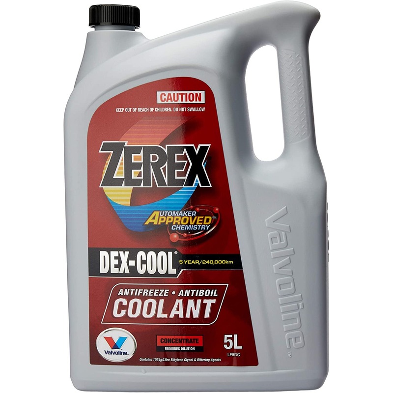 Buy Valvoline Zerex DexCool Radiator Coolant Concentrate 5 litre MyDeal