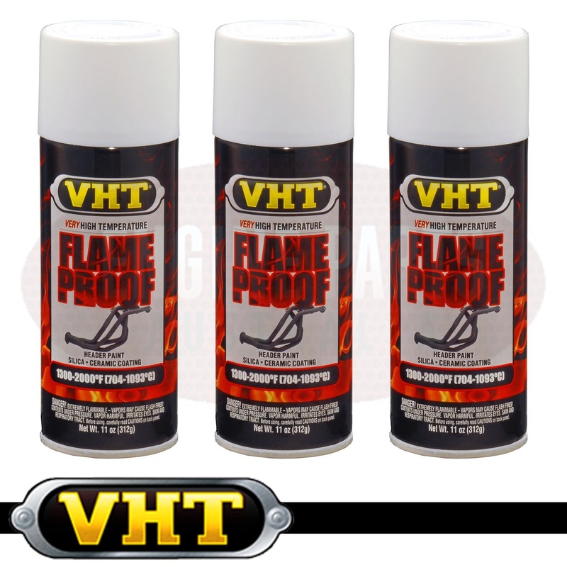 Buy VHT Flame Proof Header Exhaust Spray Paint High Temperature White ...