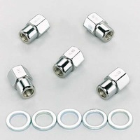 Weld Racing Open End Wheel Nut and Washer 1/2" Suit Alumastar, Magnum Drag Wheel