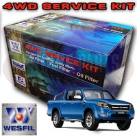 Wesfil Air/Oil/Fuel Filter Service Kit For Ford Ranger/Mazda BT-50 2 5L TDCI & 3