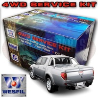 Wesfil Air/Oil/Fuel Filter Service Kit For Mitsubishi Triton 3 2L TD ML Series 4