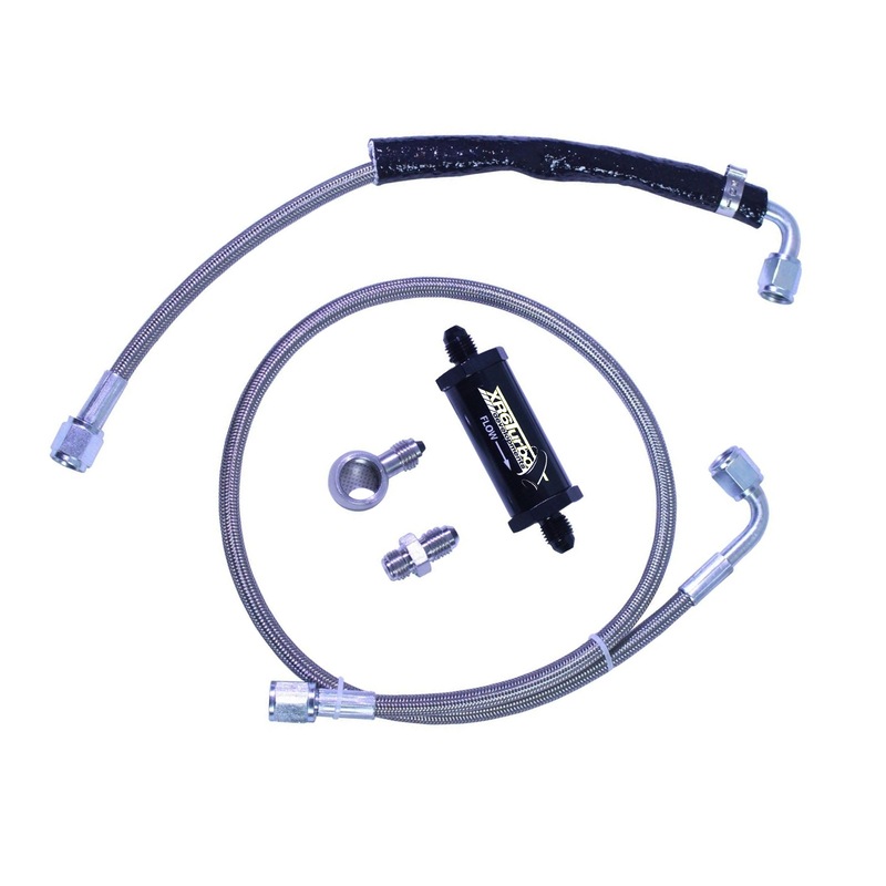 Buy XR6 Turbo Developments Ford Barra Falcon FG FGX Turbo Oil Line Kit