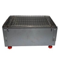 Willkon 30CM Stainless Steel Freestanding Charcoal BBQ Grill