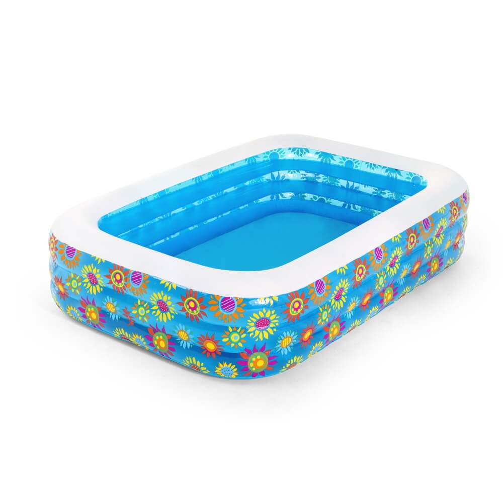 Bestway Happy Flora 2.29 m Inflatable Family Pool