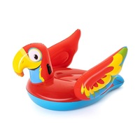 Bestway 6'8" x 52"/2.03m x 1.32m Peppy Parrot Ride-On