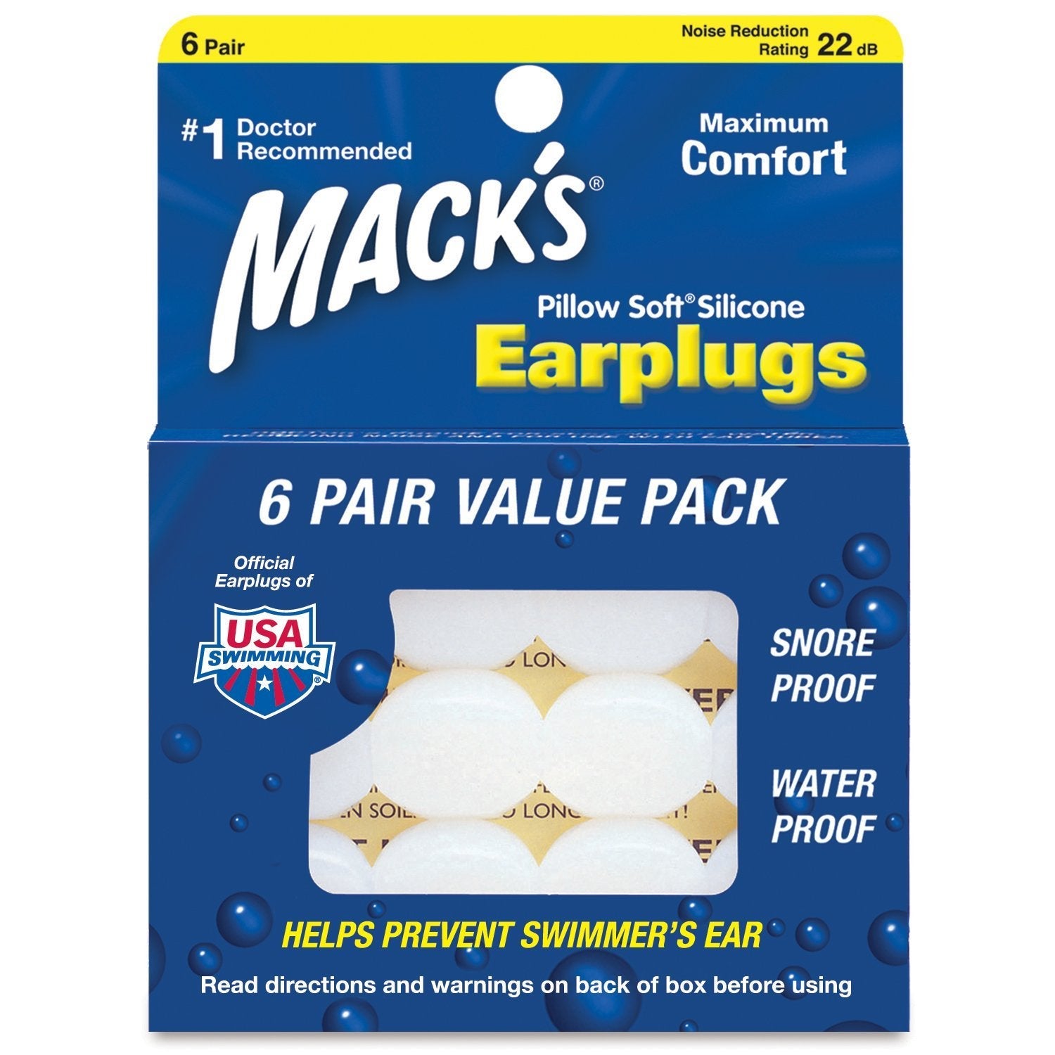 SEFUDUN Ear Covers for Shower 60 pcs ,Waterproof Ear Protector