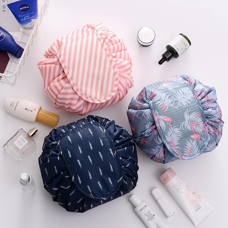 Magic Lazy Drawstring Makeup Cosmetic Travel Organizer Bag (5 Colors Available)
