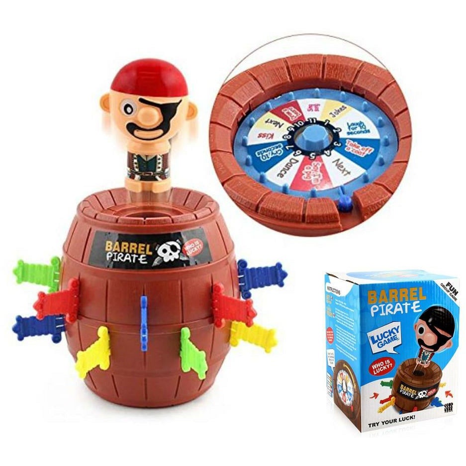 Pirate Bucket Toy Lucky Stab Pop Up Game Intellectual Game for Kids Baby Gifts
