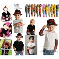 UV Sun Protection Fake Temporary Nylon Tattoo Unisex Sleeves For Kids (1PCS)