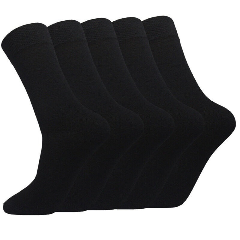 Buy 10 Pairs Men's Bamboo Fibre Socks Work Business Odor Sweat Resistant Sock Nature MyDeal