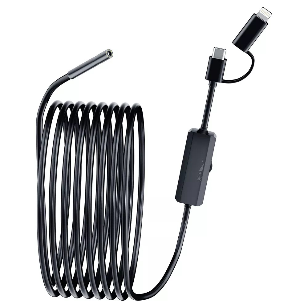 10M 1440P Snake Inspection Camera 5.5mm Lens Borescope Waterproof For Android Unbranded Australia
