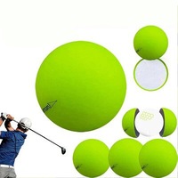 12pcs Double Layer Golf Practice Balls Ball Indoor Outdoor Training Green