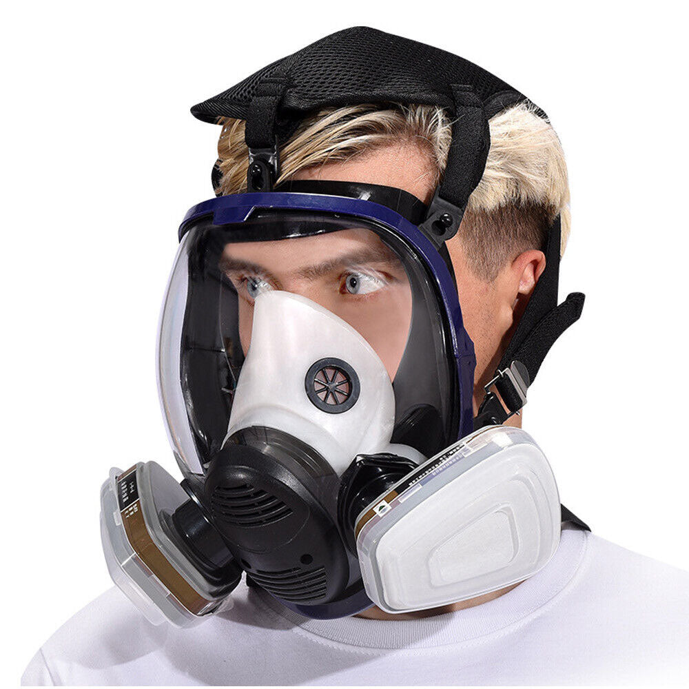 15in1 Respirator Full Face Mask Paint Chemical Spray Painting Unbranded Australia