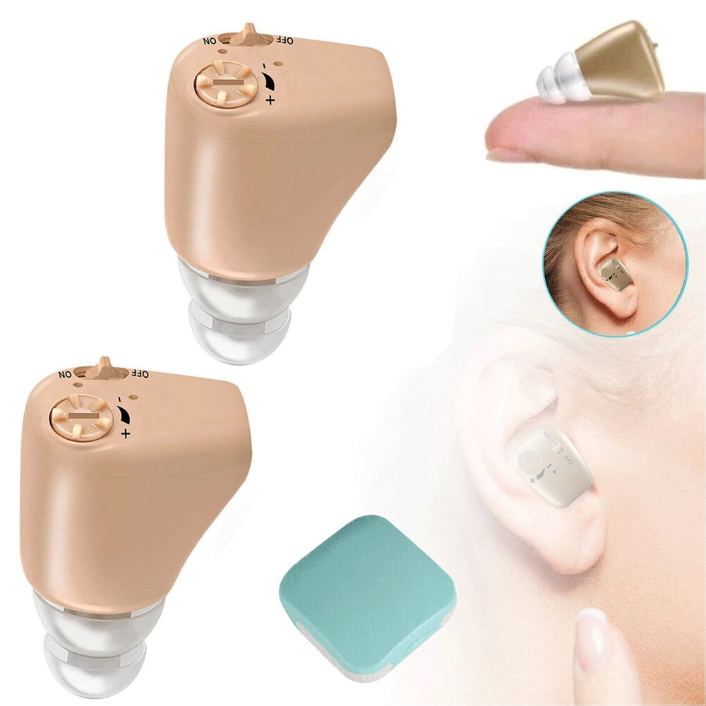 Buy 2Packs of Digital Invisible Hearing Aid In-Ear Enhancer Sound Voice ...