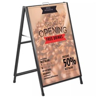 A Frame Sign 60x90cm Sidewalk Plastic Poster Board Outdoor Display