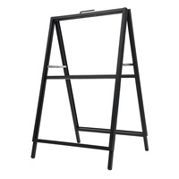Advertising Poster Stand Double Sided Black A-frame Display Snap Sign Board