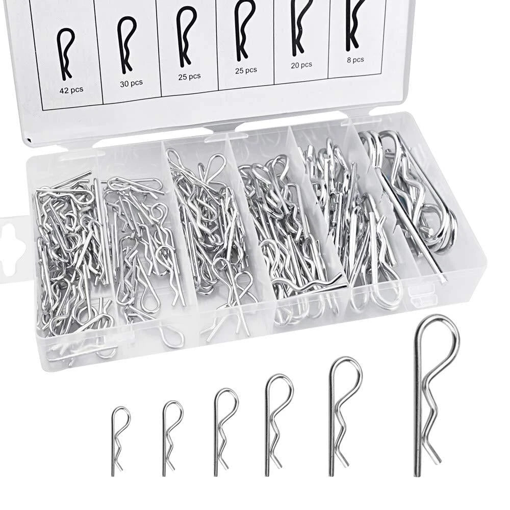 Buy Cotter Pin Assortment 150Pcs Set Grab Split Fixings Securing Lock ...