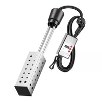 Electric Immersion Water Heater 2500W Thermostat Suspension Hot Fast Boiler