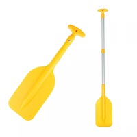 Float Boat Oar Retractable Kayak Paddle Inflatable Boating for Water Sport Yellow