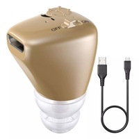 Rechargeable Hearing Aid In-Ear Invisible Digital Enhancer Voice Sound Amplifier