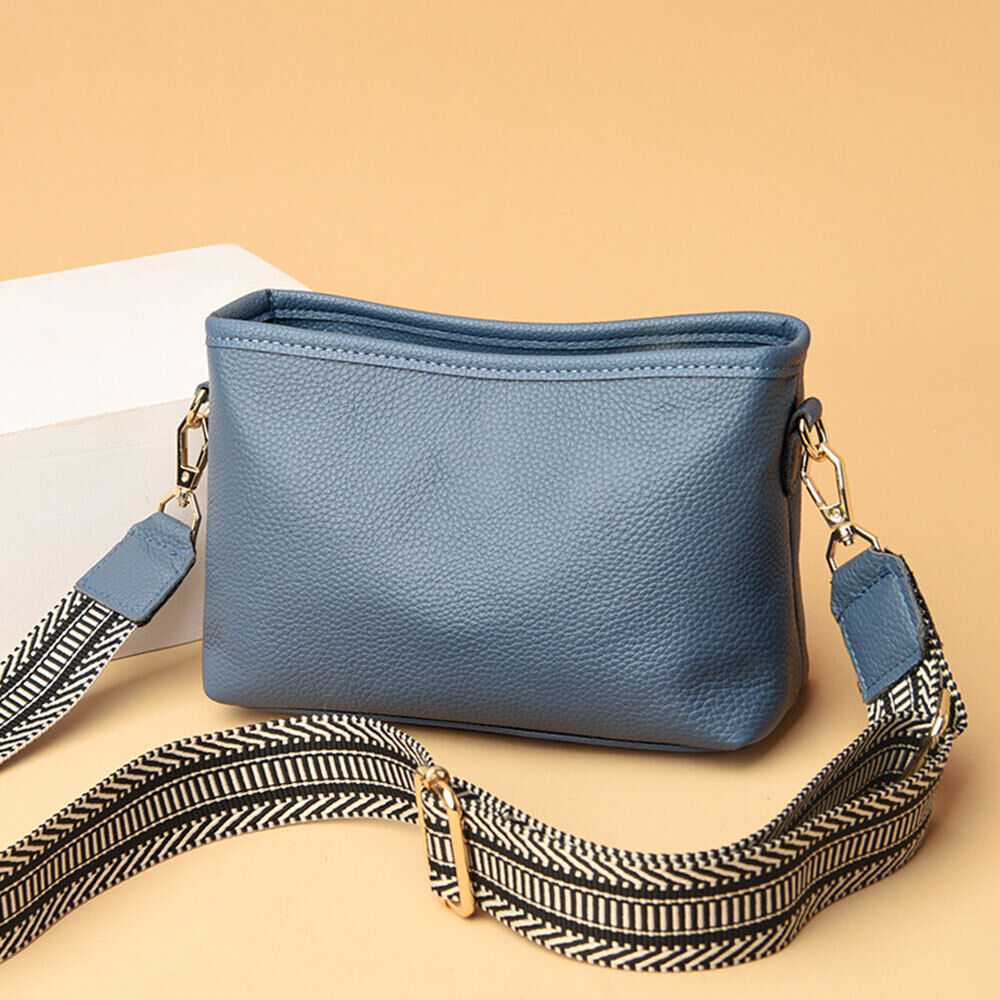 Crossbody bag with wide shoulder online strap