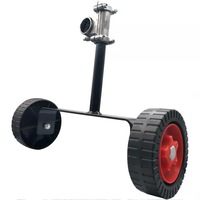 Weed Trimmer Wheel For Grass String Trimmer Lawn Mower Weed Brush Cutter Support