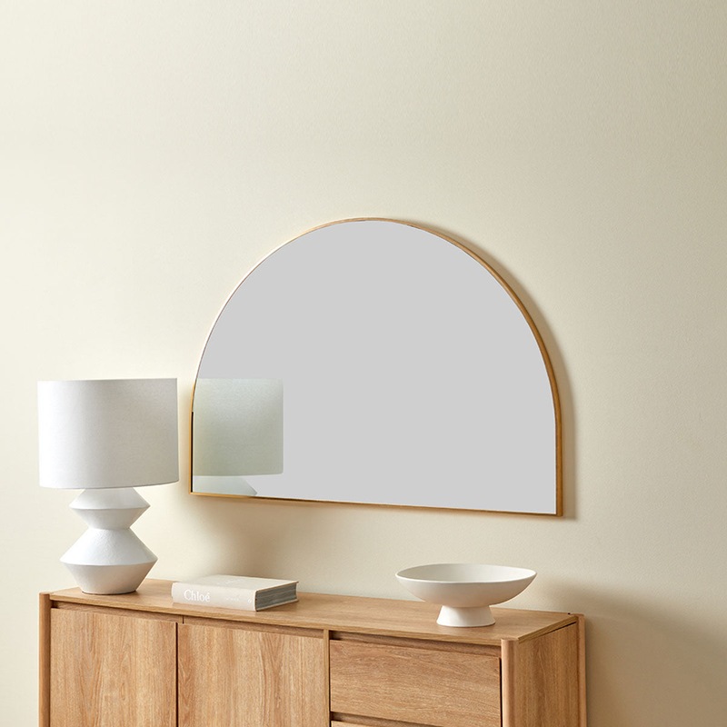 Buy Anna Arch Mirror - Gold - MyDeal