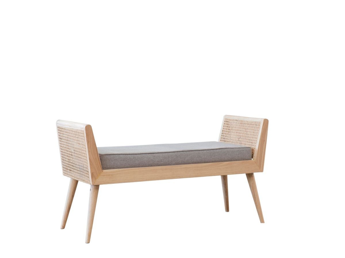 innes rattan bench seat