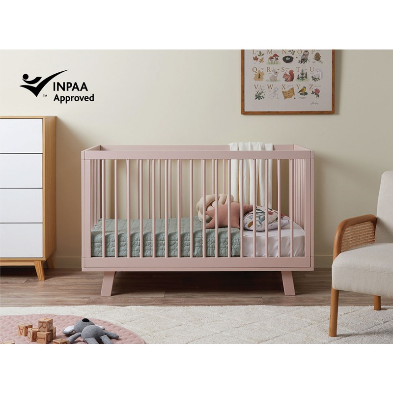 Buy Mocka Aspen Classic Cot Pink MyDeal