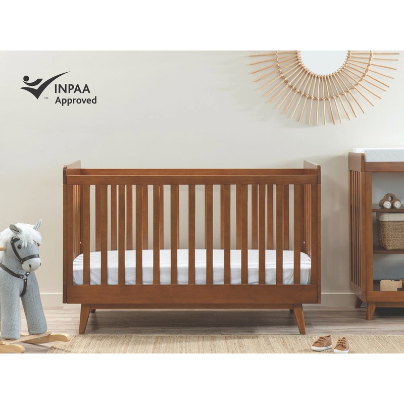 Buy Mocka Elias Cot Chestnut MyDeal