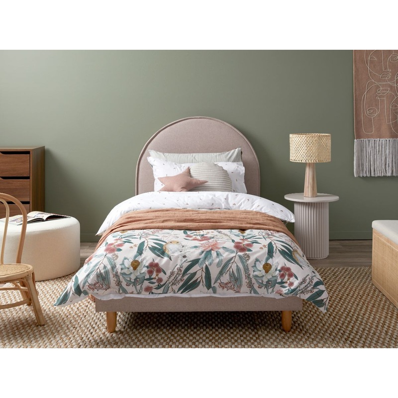 Buy Mocka Imogen King Single Bed Dusty Pink MyDeal