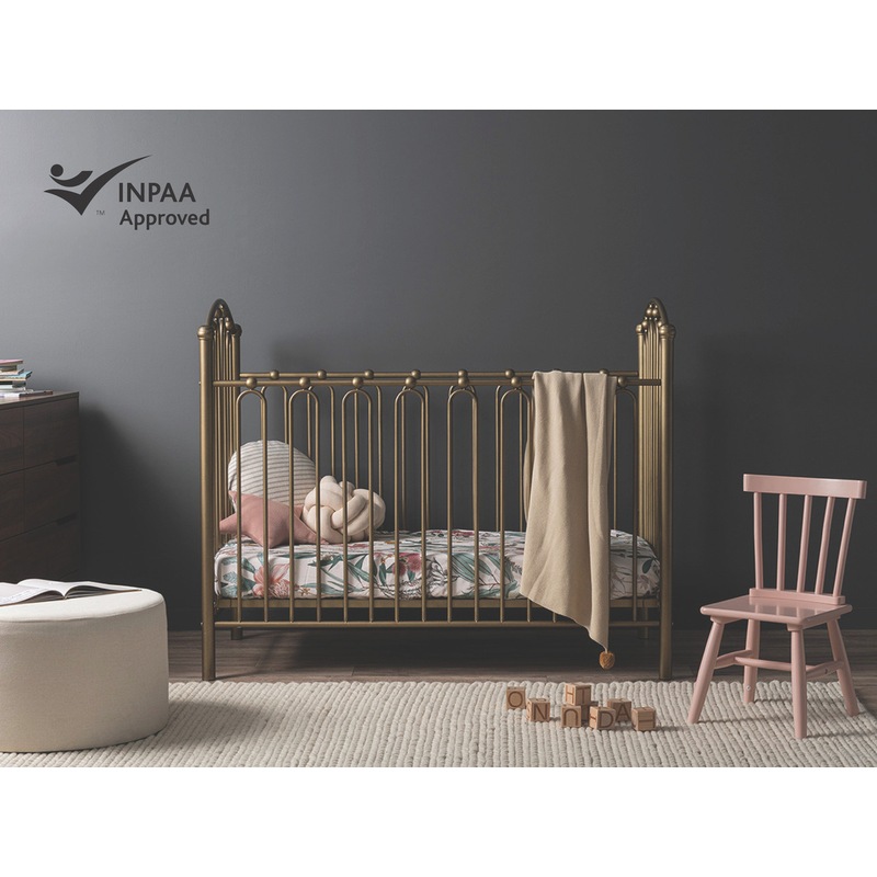 Buy Mocka Josephine Cot Bronze MyDeal