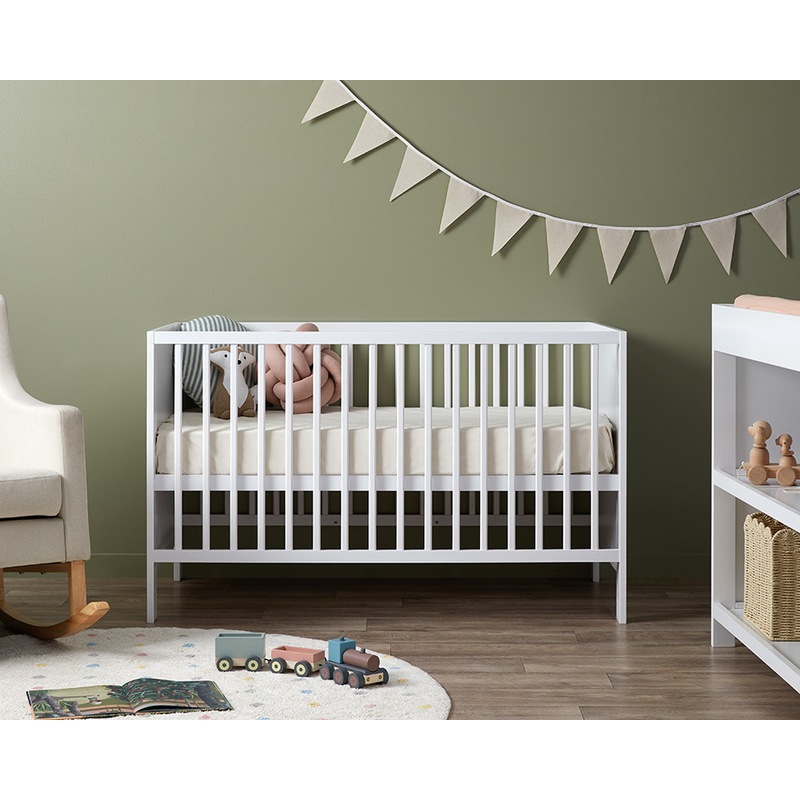 Buy Mocka Aspiring Cot White Nursery Furniture Cots MyDeal
