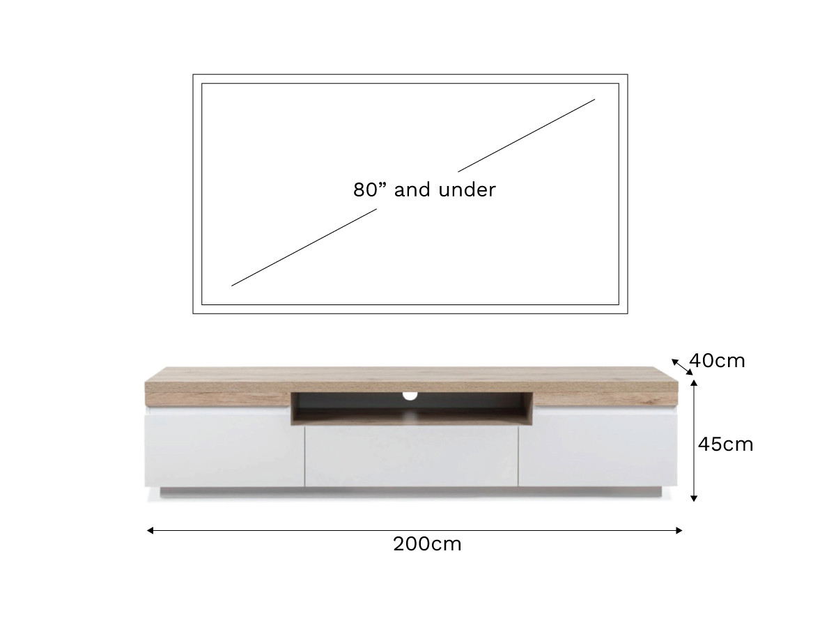 Mocka sadie store tv unit